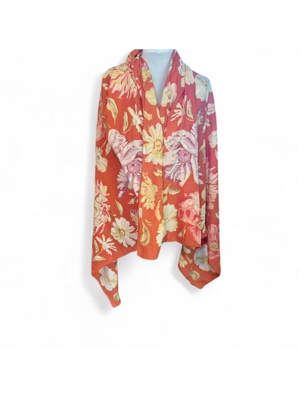 J.Crew made in Italy 100% cotton scarf-wrap
